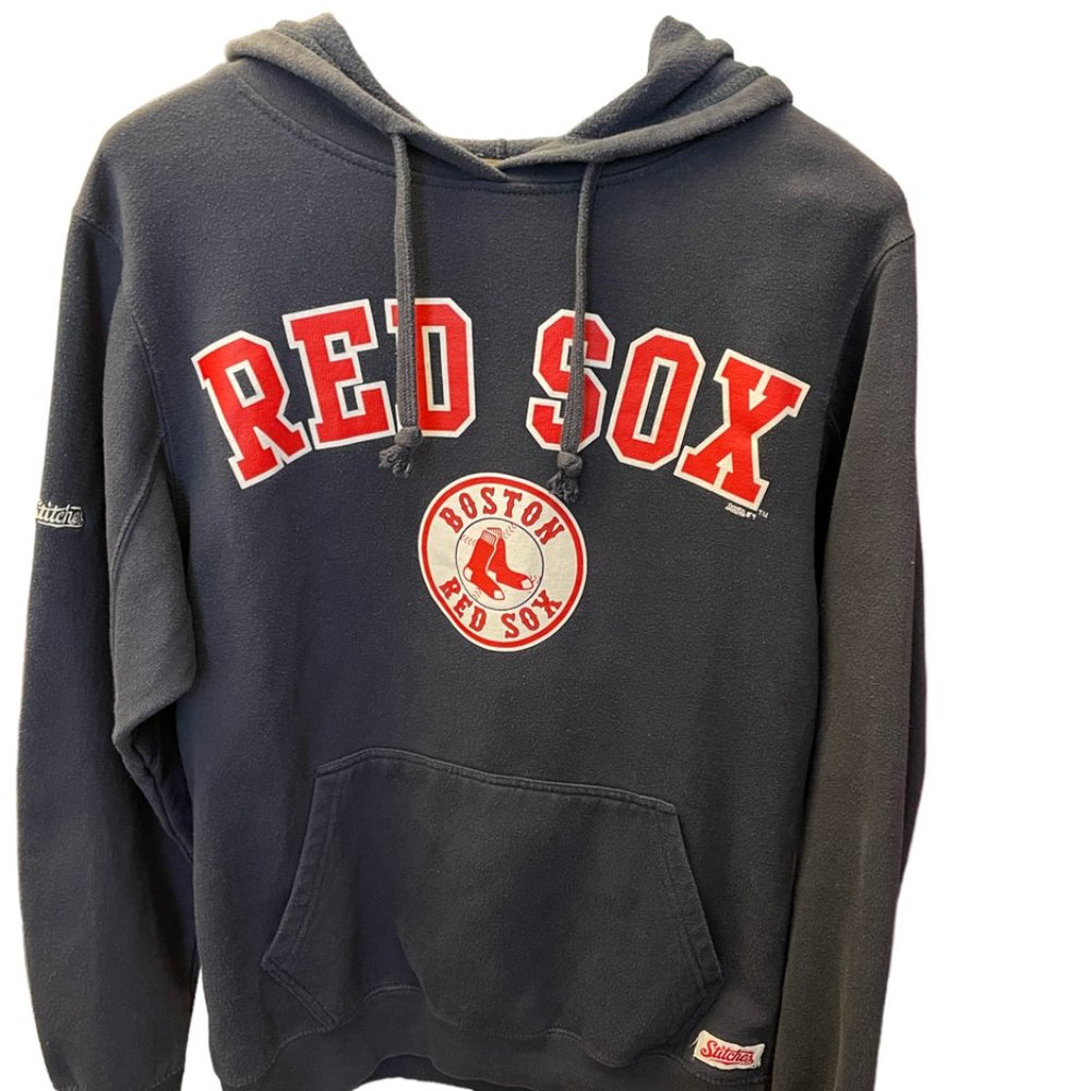 Boston Red Sox Men's (S) Navy Blue Hoodie Sweatshirt by Stitches. ORIG MSRP: $59